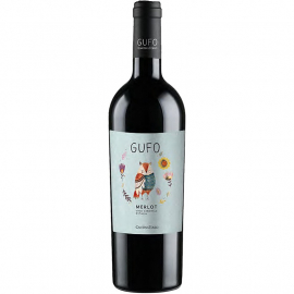 Wino Feudo Antico Gufo Merlot Abruzja wytrawne czerwone 13,5 % 750 ml
