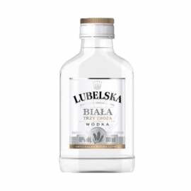 Wódka Lubelska Biała Trzy Zboża 40% 90 ml