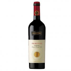 Wino Maestro Primitivo 13,5% czerwone półwytrawne 750 ml