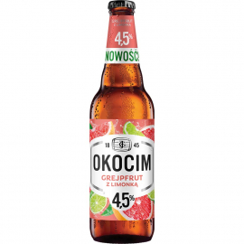 Piwo Okocim Grefpfrut z Limonką 4,5% 500 ml