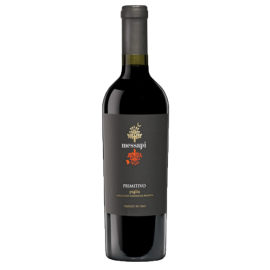 Wino Messapi Primitivo 14% czerwone półwytrawne 750 ml