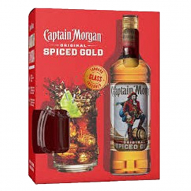 Rum Captain Morgan Original Spiced Gold 35% 700 ml + kufel