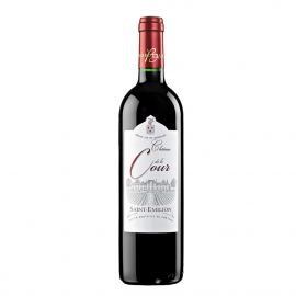 Wino CHATEAU DE LA COUR SAINT EMILION 13% Czerwone Wytrawne 750 ml