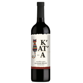 Wino  K’AT’A Alazani Red Semi Sweet 12,5% czerwone półsłodkie 750 ml