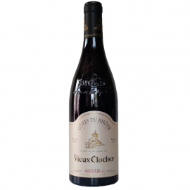 Wino Vieux Clocher Cotes du Rhone Rouge 13,5% czerwone wytrawne 750 ml