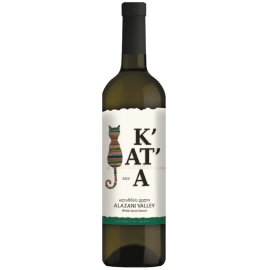 Wino  K’AT’A Alazani White Semi Sweet 12% białe półsłodkie 750 ml