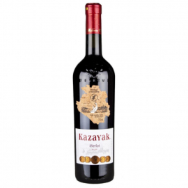 Wino Kazayak Merlot 13%czerwone półwytrawne 750 ml