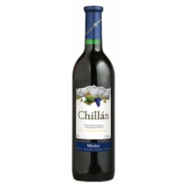 Wino Chillan Merlot 12,5% czerwone półwytrawne 750 ml