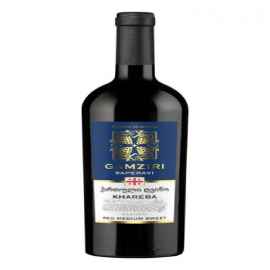 Wino Gamziri Saperavi 12% czerwony półsłodkie 750 ml