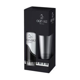 Wódka Ogiński Vodka 40% 700 ml +1 szklanka