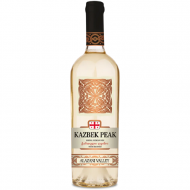 Wino Kazbek Peak Alazani Valley 12% białe półsłodkie 750 ml