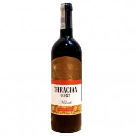 Wino Thracian Quest Melnik 11% czerwone półwytrawne 750 ml