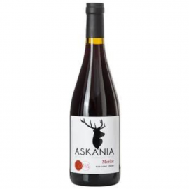 Wino Askania Merlot 11,5% czerwone półsłodkie 750 ml