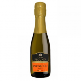 Wino Prosecco Casa Pecunia 10,5% białe wytrawne 200 ml