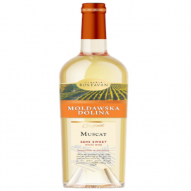 Wino Mołdawska Dolina Muscat 11% białe półsłodkie 750 ml