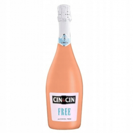 Wino Musujące Cin & Cin Free Alkohol Rose 0% różowe 750 ml