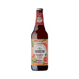Piwo Okocim Radler Grejfrut z Limonką 2% 500 ml