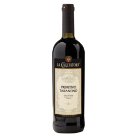 Wino Primitivo Tarantino La Cacciatora 13% czerwone wytrawne 750 ml