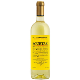 Wino Retsina Of Attica Kourtaki 12% białe wytrawne 750 ml