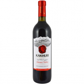 Wino Kakhuri Alazani Valley Red Semi Sweet 11% czerwone półsłodkie 750 ml