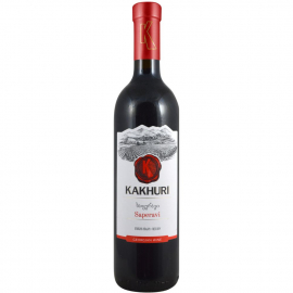 Wino Kakhuri Saperavi Red Dry 12% czerwone wytrawne 750 ml
