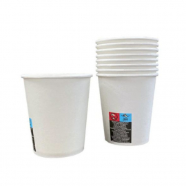 Kubek papierowy biały 250 ml 50 sztuk