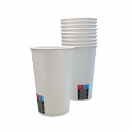 Kubek papierowy biały 400 ml 50 sztuk