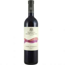 Wino Barone Montalto Nero d'Avola Sicilia DOC 14% czerwone wytrawne 750 ml