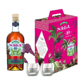 Rum Naga Siam 10 YO 40% 700 ml +2 szklanki