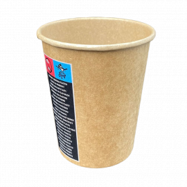 Kubek Pap. Kraft 250 ml + znak dyrektywy multi (4076)