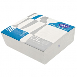 Serwetki 40x40 cm biała 3w a 100 /opak - 1 tyś w kartonie