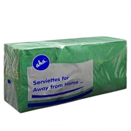 Serwetki 33x33 cm zielona 2w a 250 / opak - 2 tyś w karton