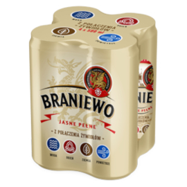 Piwo Braniewo 5,8% 4x500 ml Puszka