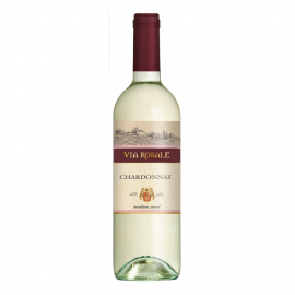 Wino Via Rosale Chardonnay 11% białe półsłodkie 750 ml