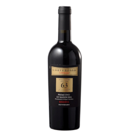 Wino Corterosso Riserva Doc Primitivo Di Manduria 15% czerwone półwytrawne 750 ml