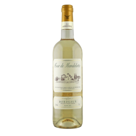 Wino Cour De Mandelotte Blanc 11,5% białe wytrawne 750 ml