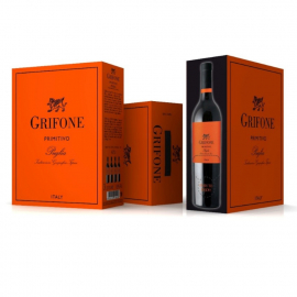 Wino Grifone Primitivo Bag 13% czerwone półwytrawne 3000 ml kartonik