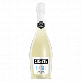 Wino Cin&Cin Spumante Bianco 11% białe musujące półsłodkie 750 ml