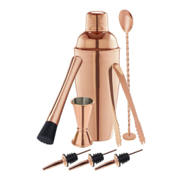 Zestaw barmański, 6 częściowy, Copper