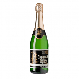 Wino Musujące Ukraińskoje Igristoje 10% białe półsłodkie 750 ml