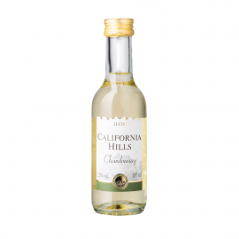 Wino California Hills Chardonnay 12% białe półwytrawne 187 ml