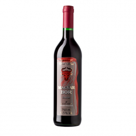 Wino Magyar Bor 11,5% czerwone półwytrawne 750 ml