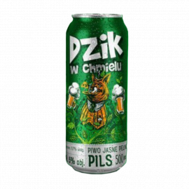 Piwo Dzik w chmielu 5,7% 500 ml Puszka