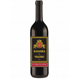Wino Vranec & Kadarka Cuvee 11% czerwone półsłodkie
