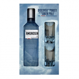 Wódka Amundsen 40% 500 ml + 2 kieliszki