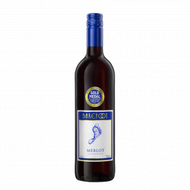 Wino Barefoot Merlot 13,5% czerwone półwytrawne 750 ml
