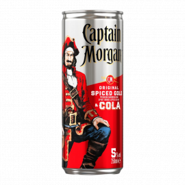 Drink Captain Morgan & Cola 5% 250 ml Puszka