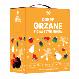 Wino Dobre Grzane Pigwa z Cynamonem 11% białe słodkie 5000 ml
