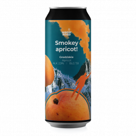 Piwo Magic Road Smokey Apricot! 2,9% 500 ml Puszka