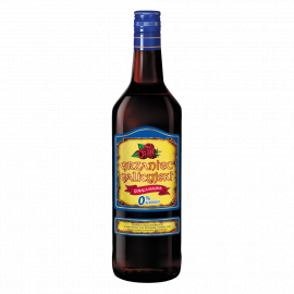 Wino Grzaniec Galicyjski Gorąca Malina 0% czerwone słodkie 1000 ml